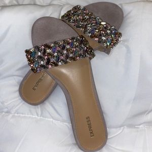 Diamond Gem Sandals- never worn!